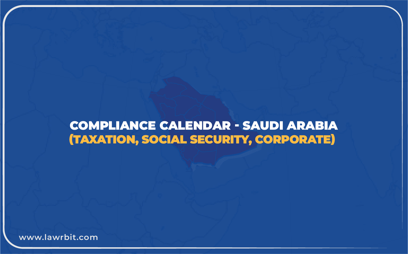 Regulatory Compliance Calendar – Saudi Arabia