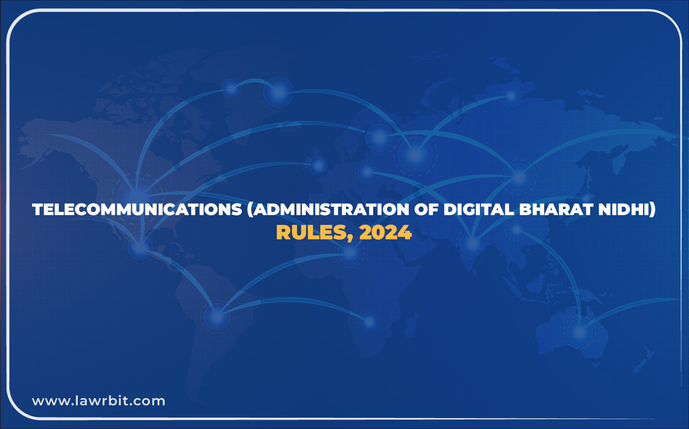 Telecommunications (Administration of Digital Bharat Nidhi) Rules, 2024